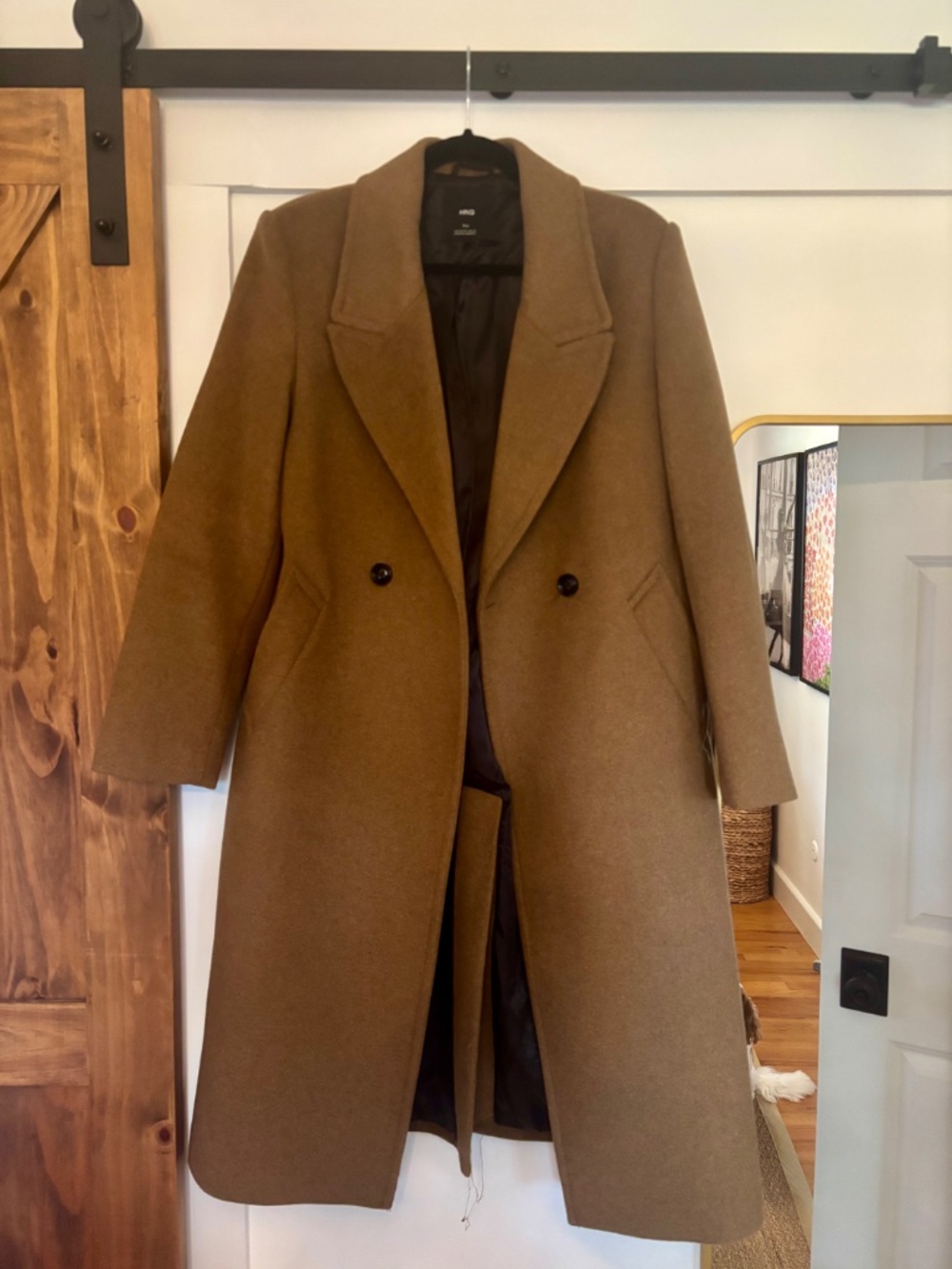Double breasted wool coat - Picture 3 of 3
